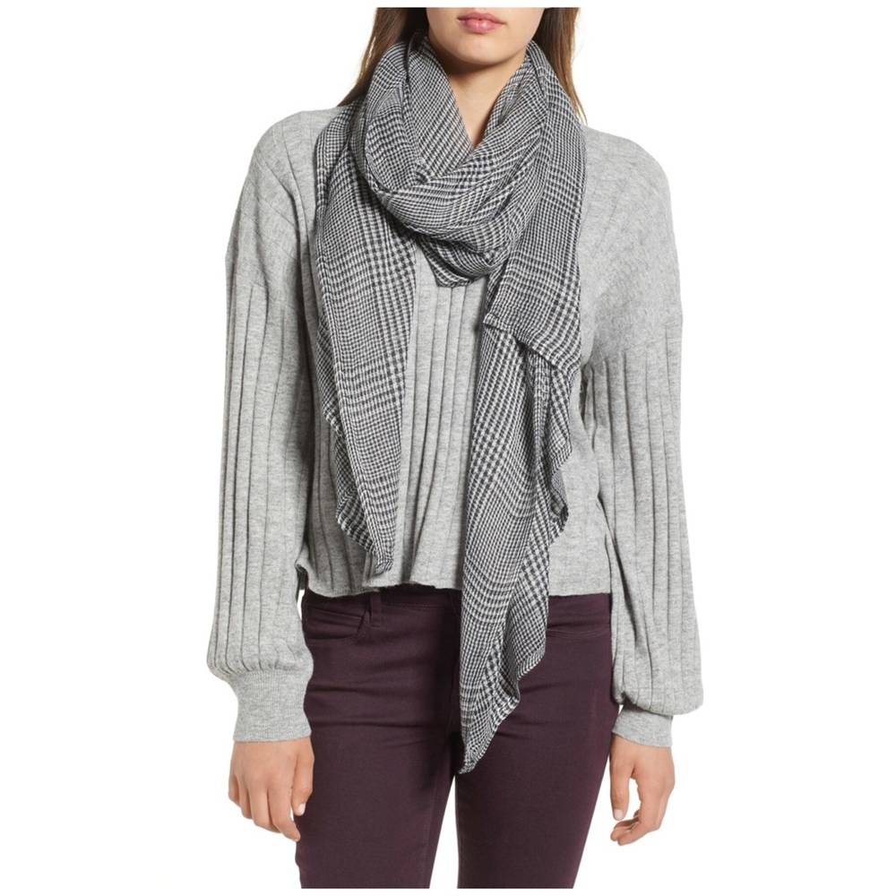 🏵LEITH PLAID OBLONG SCARF
